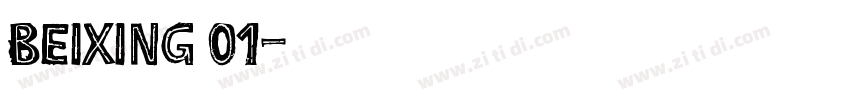 beixing 01字体转换